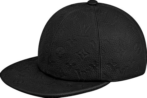 black lv hat